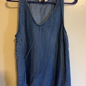 Denim tank top